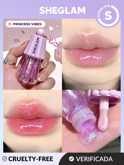 Lip Gloss con Glitter