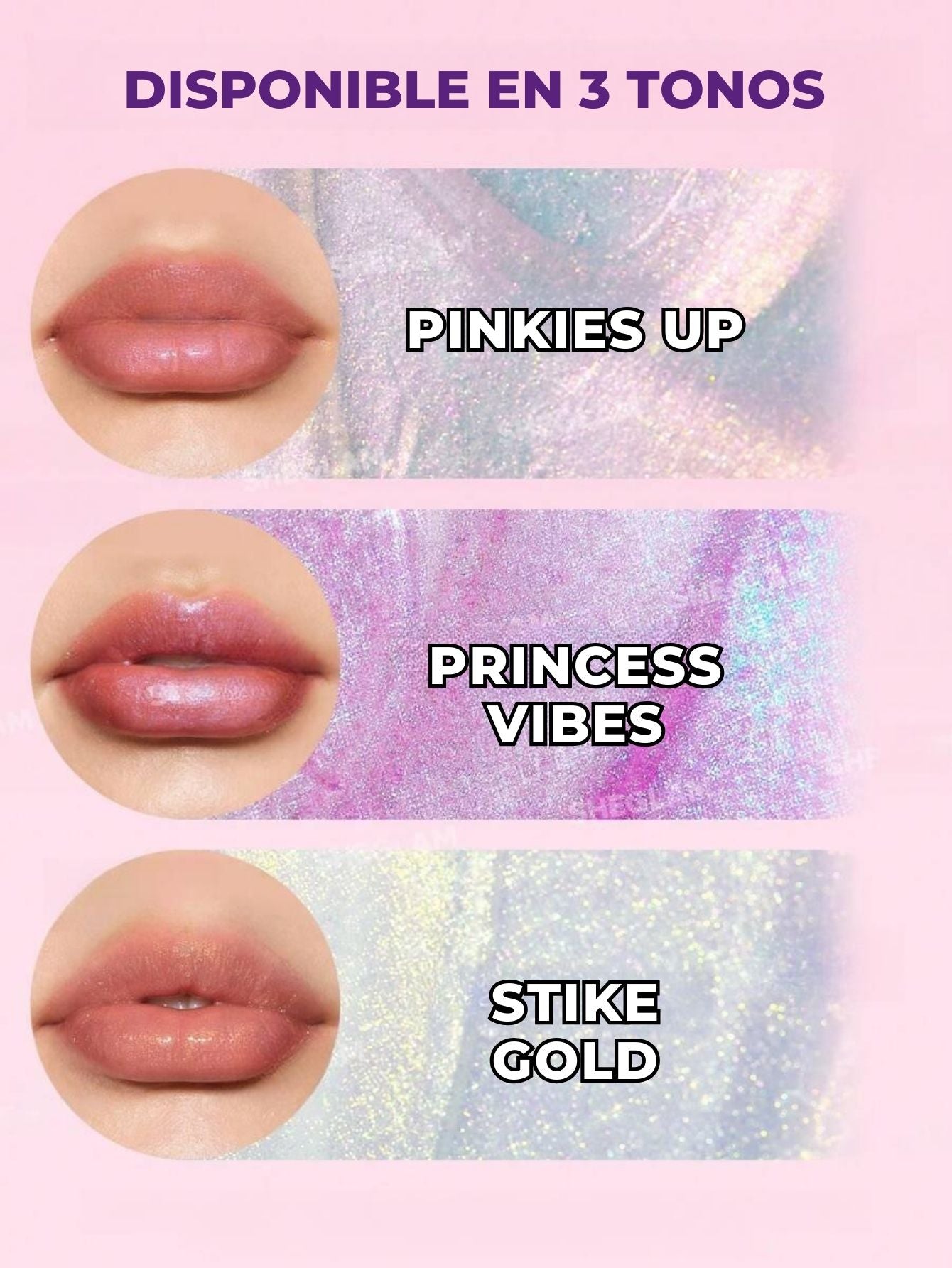 Lip Gloss con Glitter