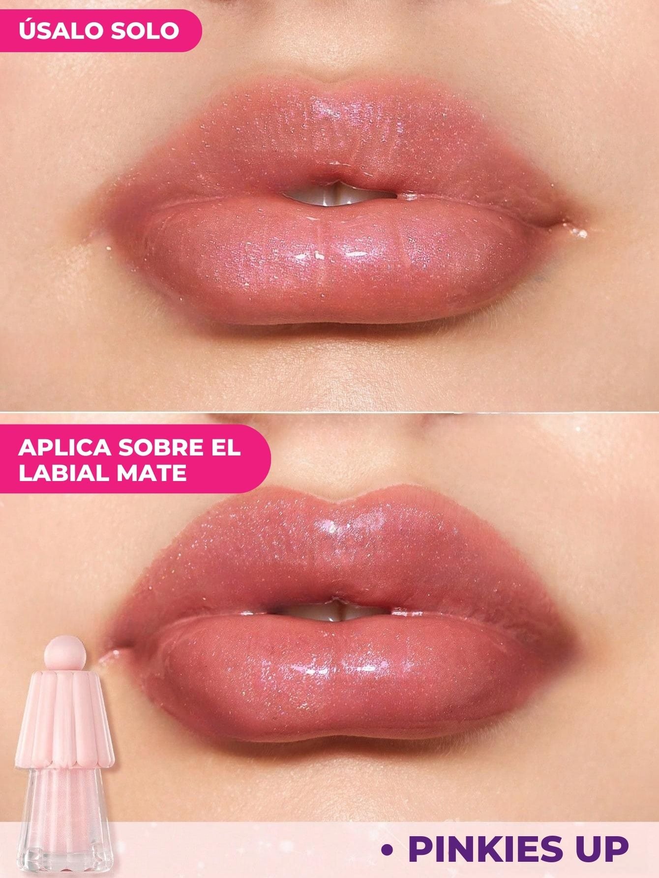 Lip Gloss con Glitter