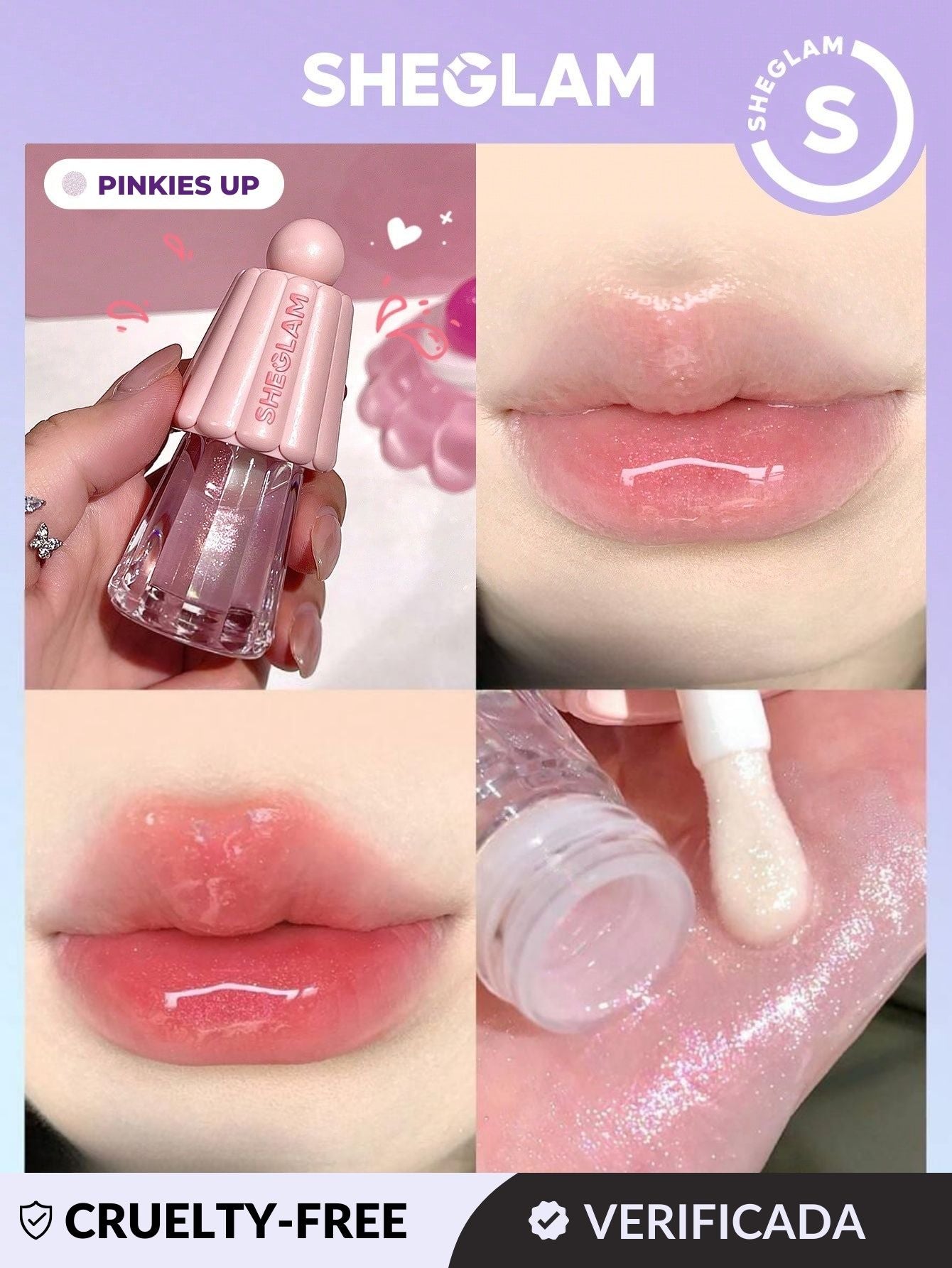 Lip Gloss con Glitter