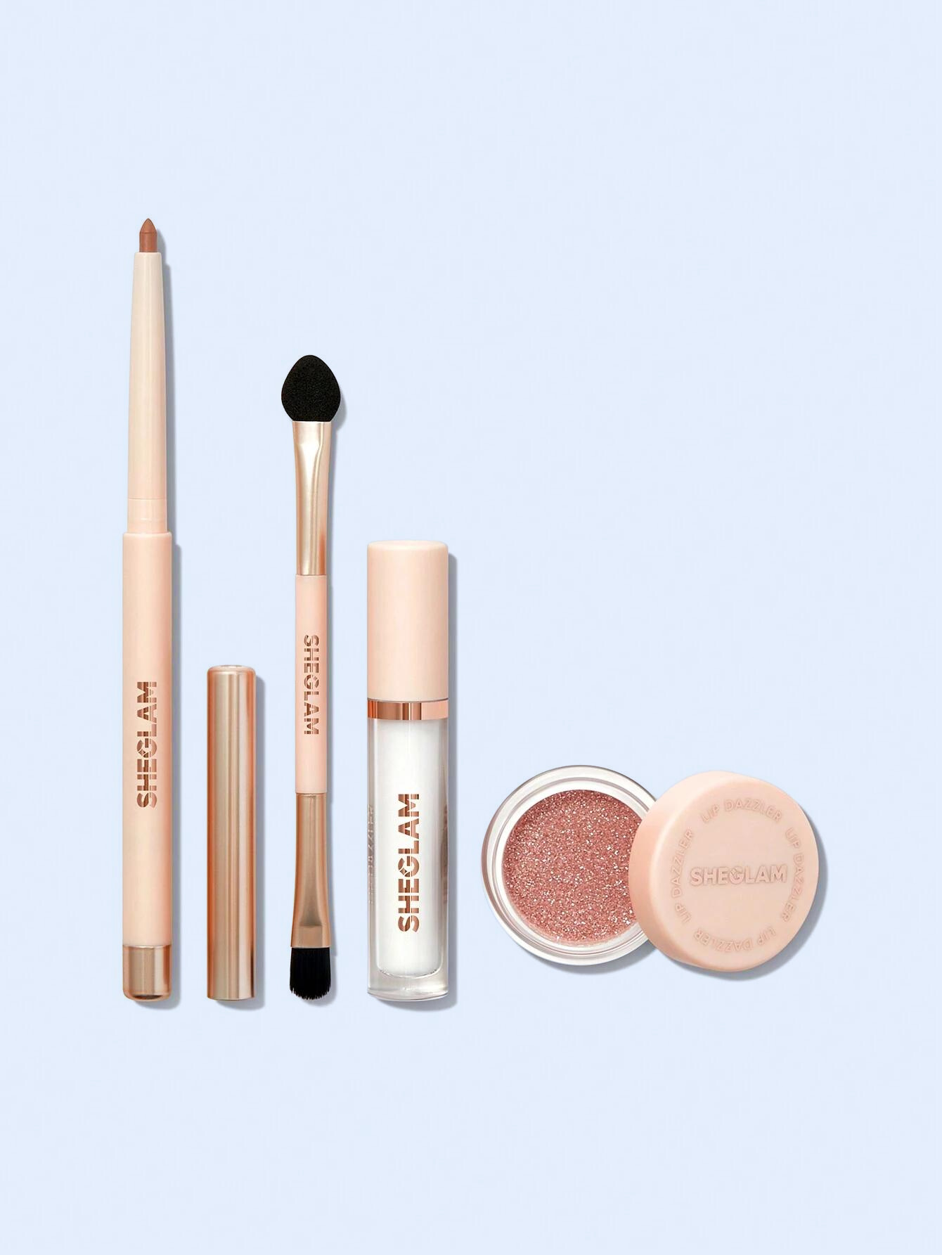 Kit Delineador Labial con glitter