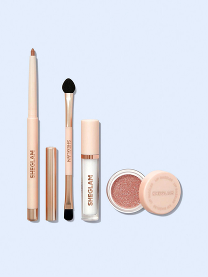 Kit Delineador Labial con glitter