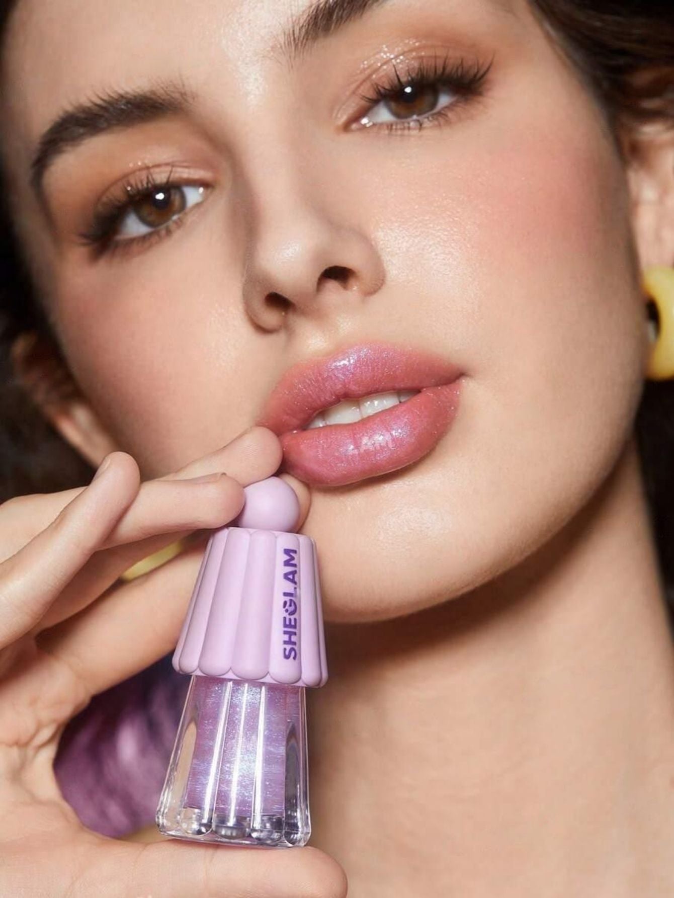 Lip Gloss con Glitter